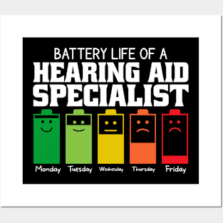 Battery Life Of A Hearing Aid Specialist Posters and Art